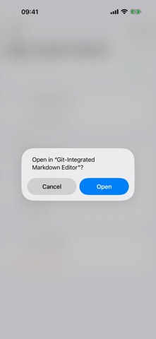 Git-Integrated Markdown Editor screenshot
