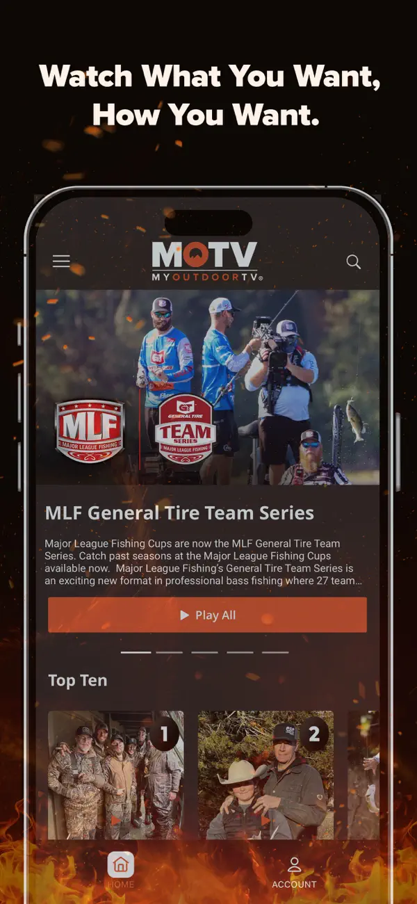 Screenshot #1 pour MyOutdoorTV: Hunt, Fish, Shoot