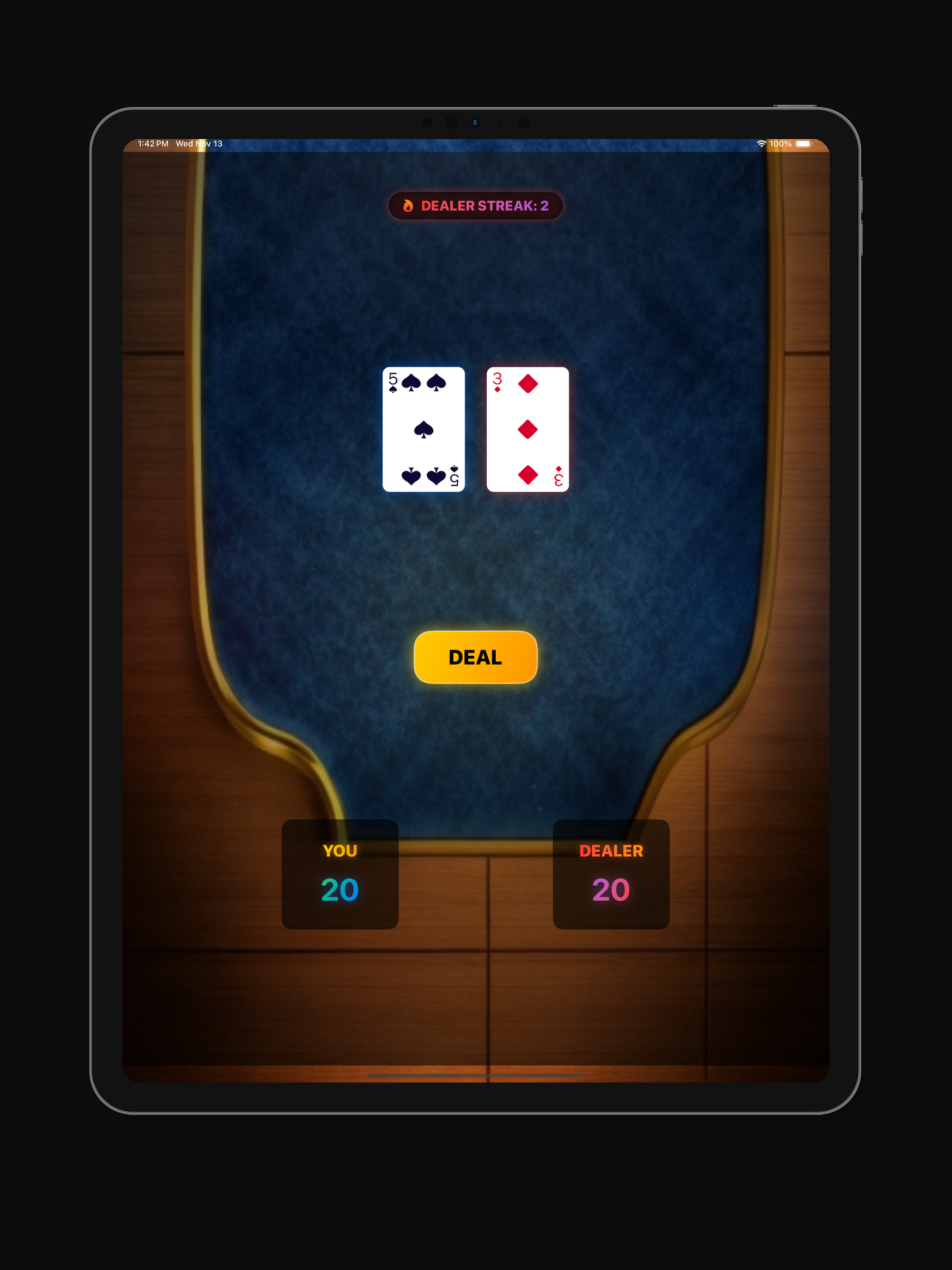 Beat the Dealer: High Hand