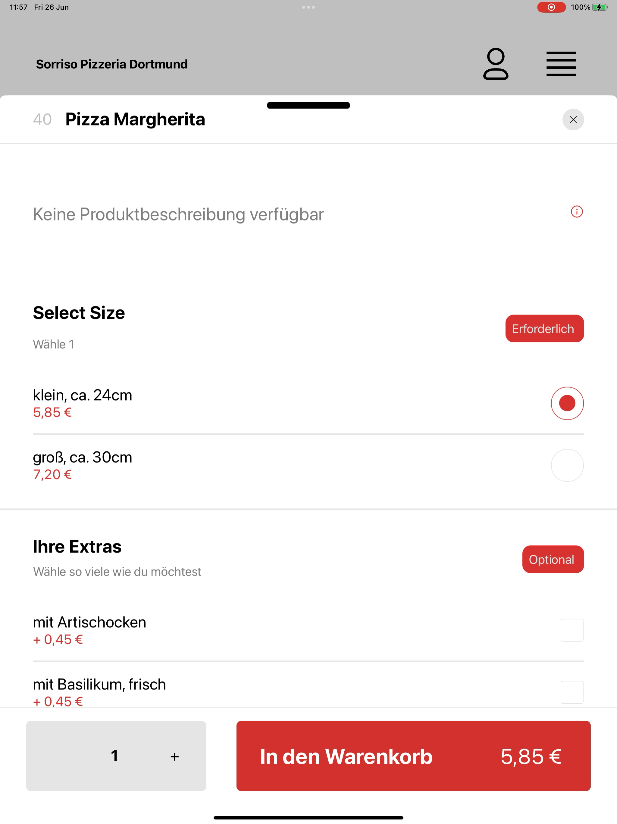 Sorriso Pizzeria Dortmund screenshot 15