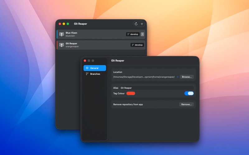 Git Reaper screenshot
