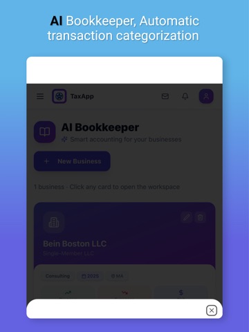 TaxApp - Ai Tax Assistant iPad screenshot