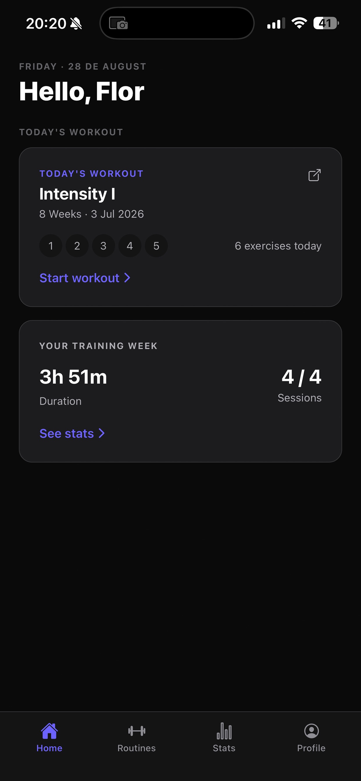 Screenshot 1 of HeavyWeight Workout