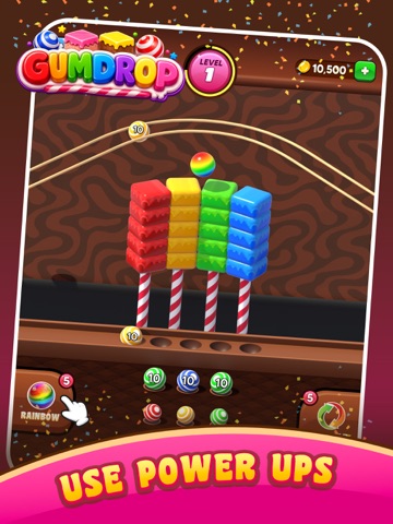 Gum Drop: Color Sorting Puzzle iPad screenshot