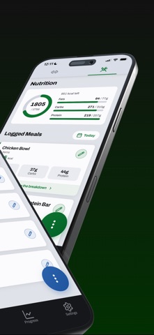 PLATES - Gym & Calorie Tracker iPhone screenshot