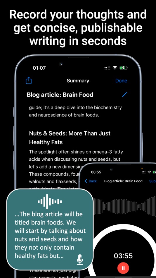#2. ThinkNote - AI Voice to Text (iOS) 由: Red Coast Labs LLC