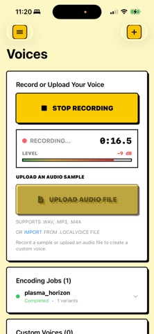 My Local Voice iPhone screenshot