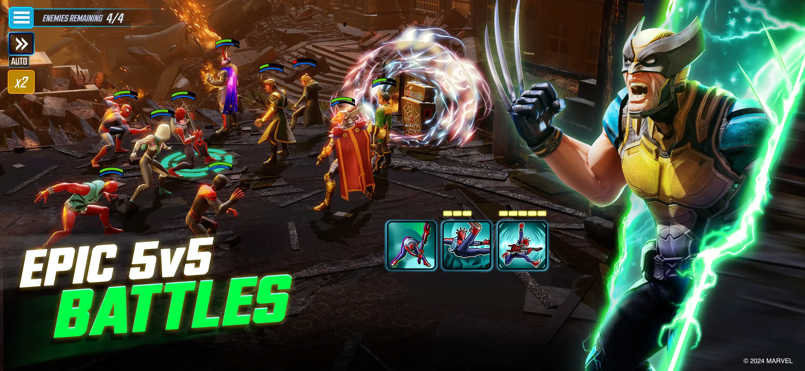 #4. MARVEL Strike Force: Squad RPG (iOS) By: Scopely, Inc.