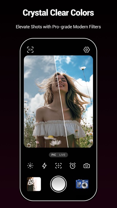 Screenshot #1 pour VizoCam-Filters&Vintage Camera