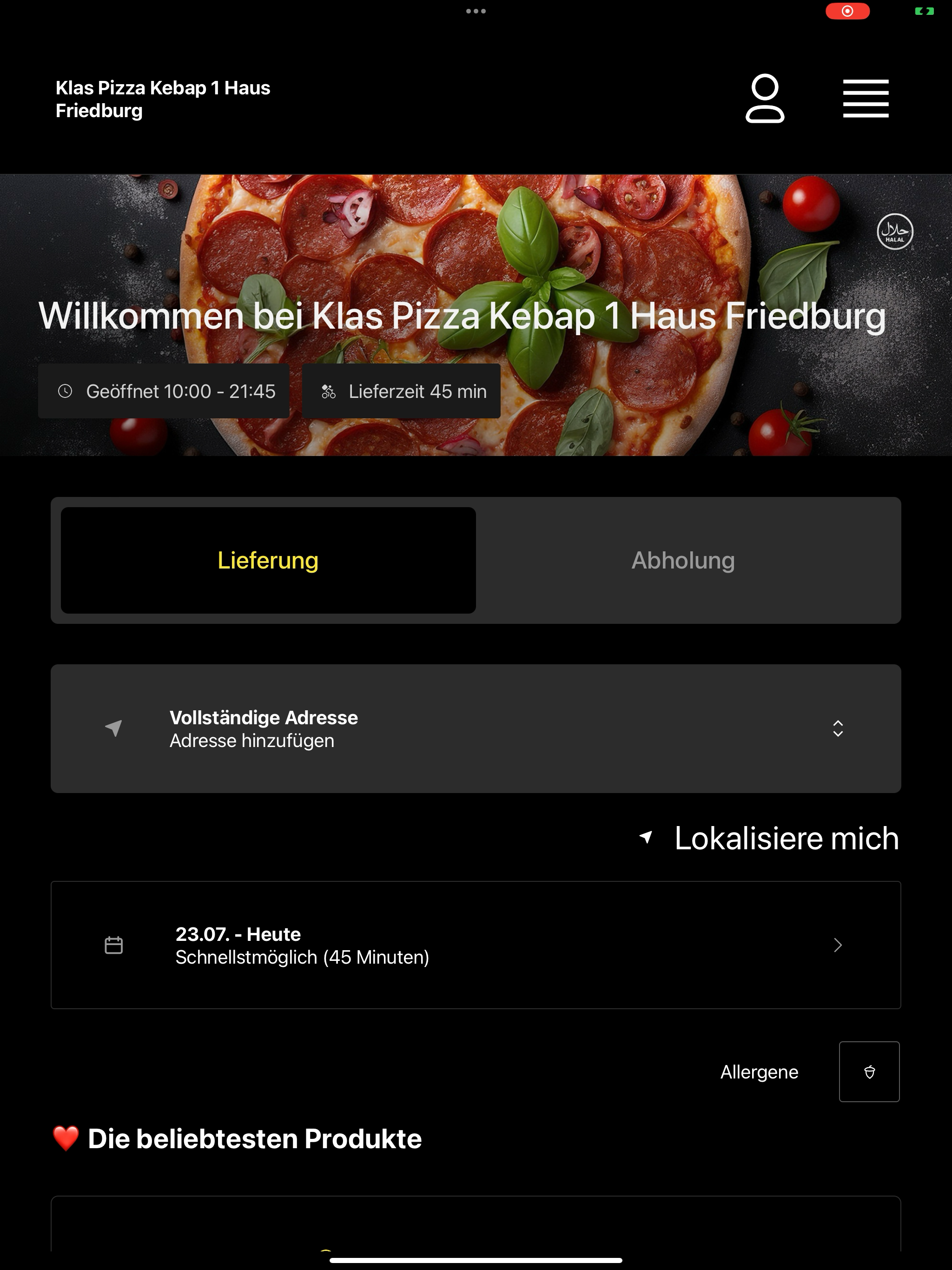 Klas Pizza Kebap 1 Haus Friedb screenshot 10