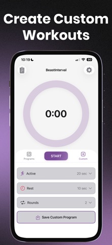 BeastInterval：HIIT间歇训练健身计时器助手 screenshot