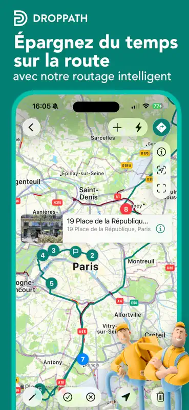 Droppath: Itinéraires routier screenshot 1 of 8