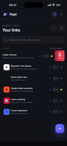 Kept: Private Link Library Screenshot 4 of 5
