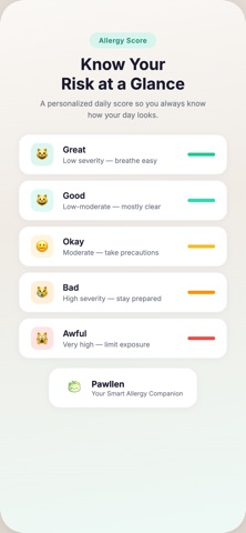 Pawllen: Allergy Tracker Screenshot 6 of 7