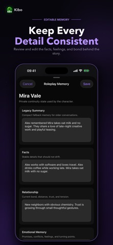 Kibo: AI Character Chat Screenshot 5 of 6