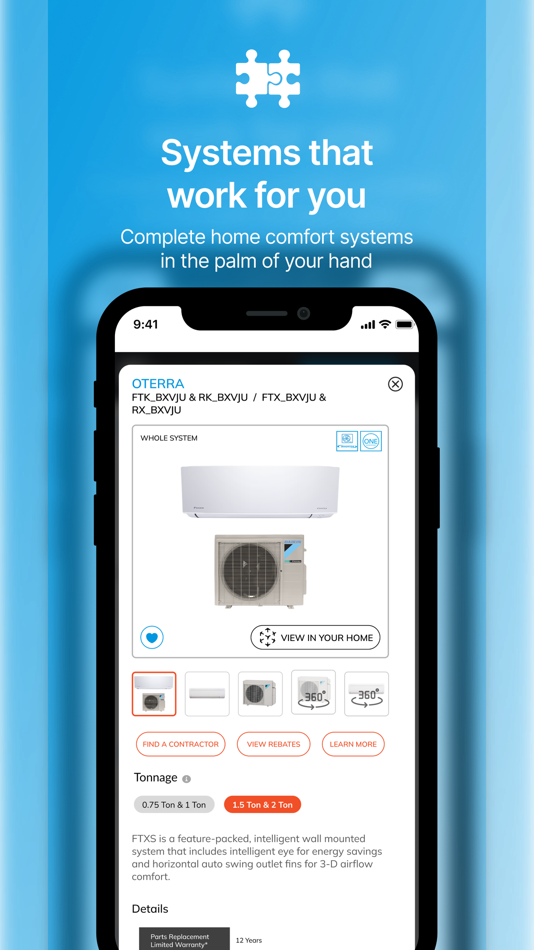 #5. Daikin AR Product Visualizer (iOS) 由: Daikin North America