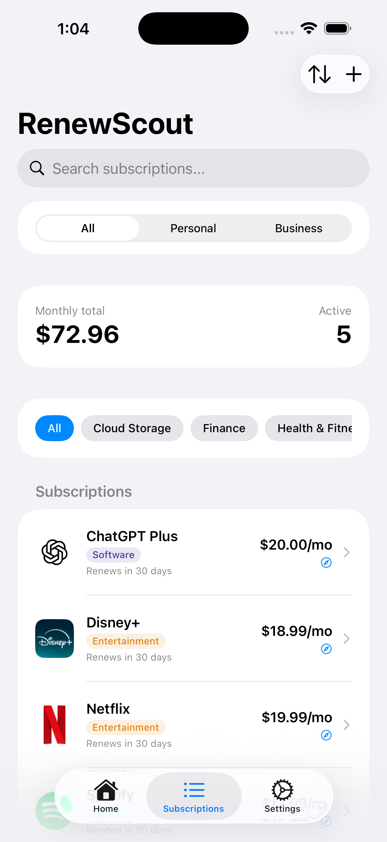 RenewScout screenshot 3