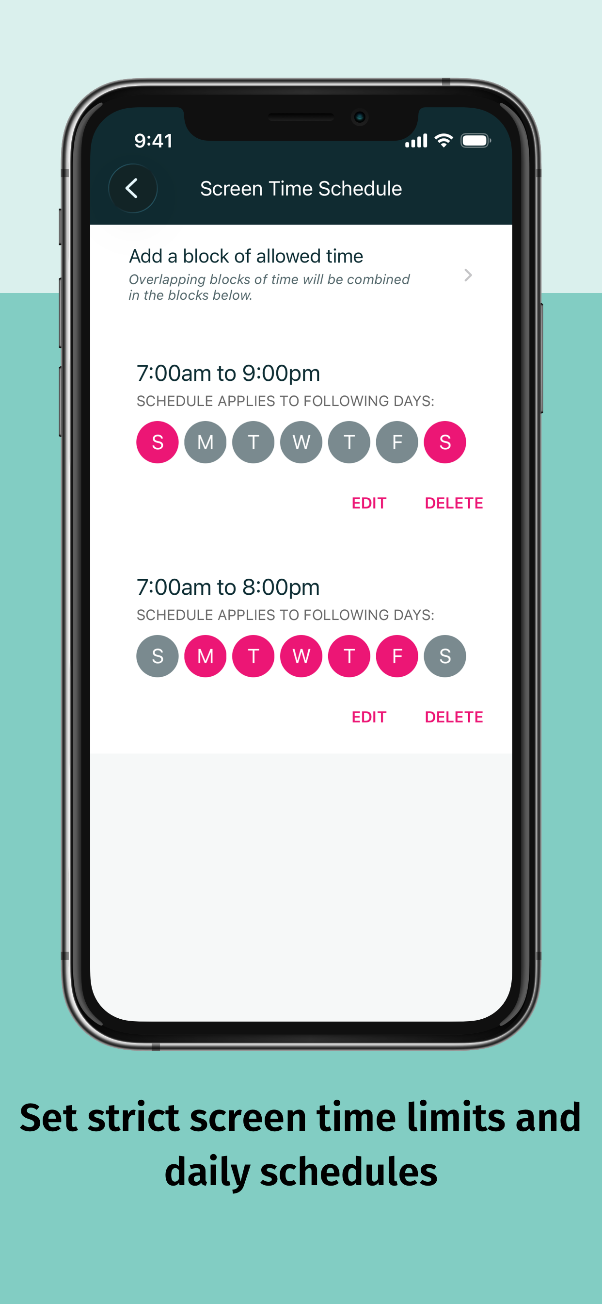 Boomerang Parental Control App screenshot 4