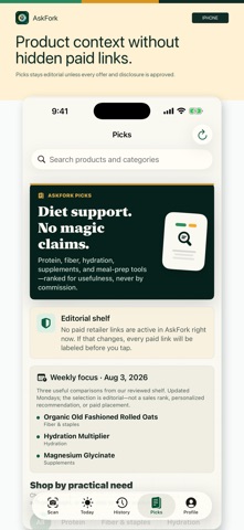 AskFork: Photo Calorie Tracker Screenshot 8 of 9