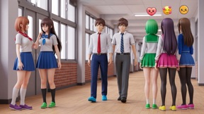 Anime Girl High School Life screenshot
