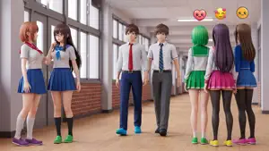 Anime School Girl Sim screenshot 6