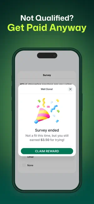 TopSurveys: Earn Free Cash Now iPhone screenshot 2