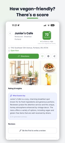 VeganMapAI: Restaurant Finder Screenshot 2 of 6