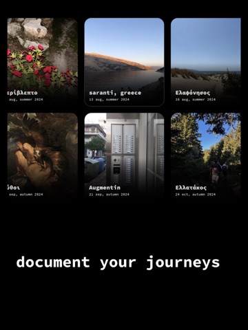 whoami: journal iPad screenshot