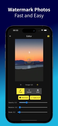 Add Watermark to Photos iPhone screenshot