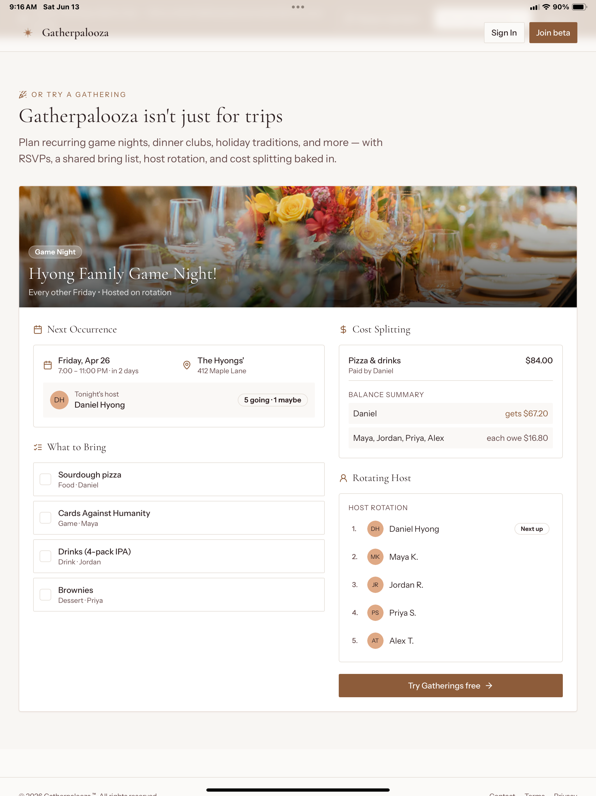 Gatherpalooza