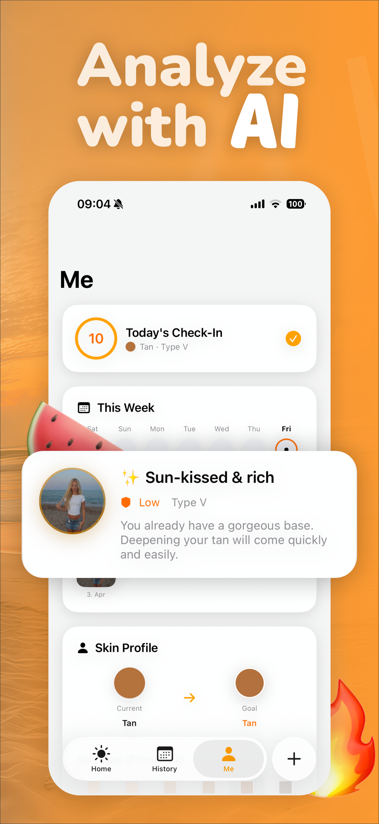 GoldenHour | Tanning tracker