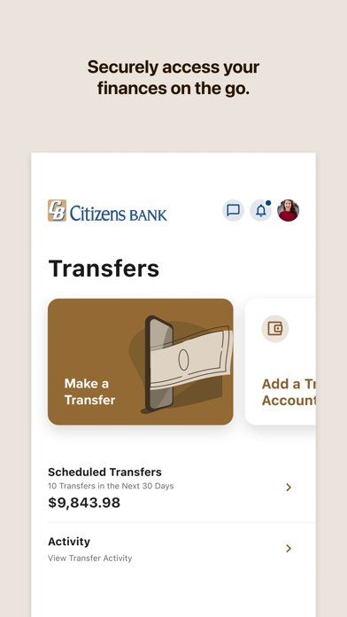 CitizensBank24 iPhone screenshot 6 - Finance app
