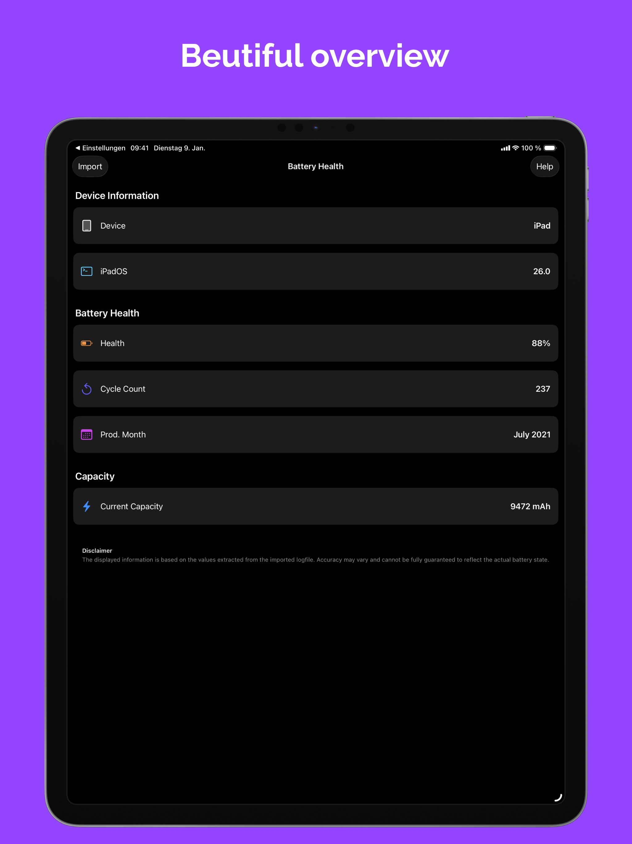 BAST: Battery Status screenshot 6