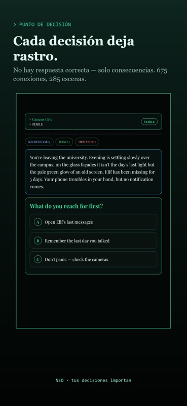NEO: Historia Interactiva screenshot 2