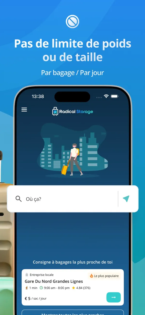 Screenshot #3 pour Radical: Consigne à Bagages