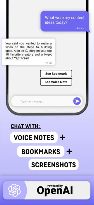 YapThread: AI Voice Notes Screenshot 3 of 6