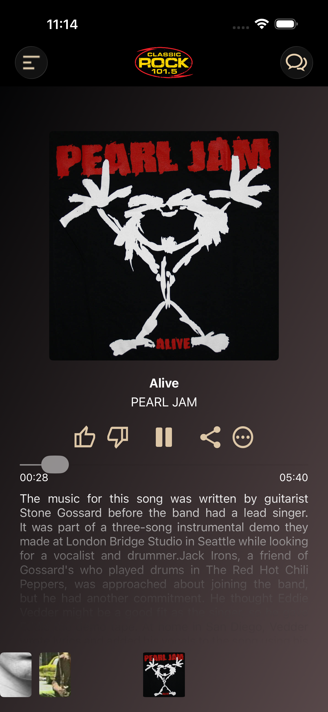 Rock 101.5 screenshot 2