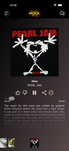 Rock 101.5 iPhone screenshot