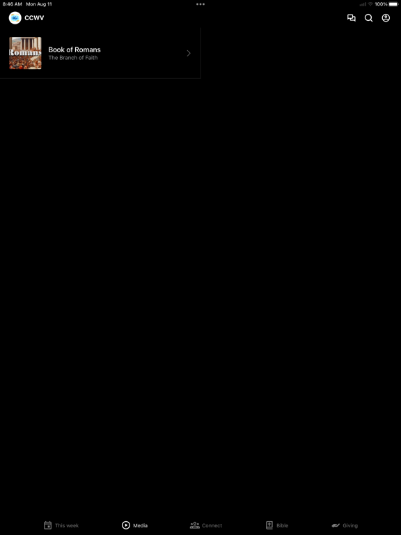 Calvary Chapel WV iPad screenshot