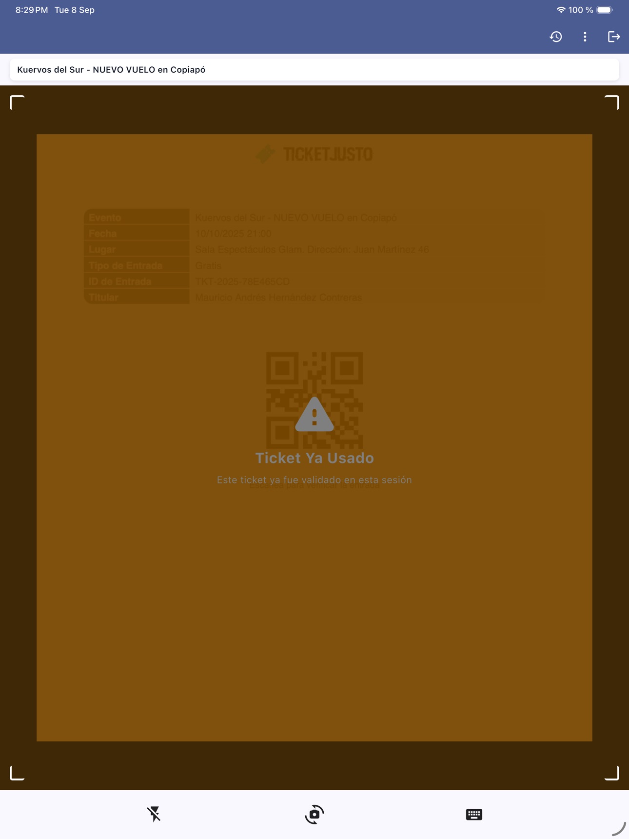 Screenshot 9 of TicketJusto Validación