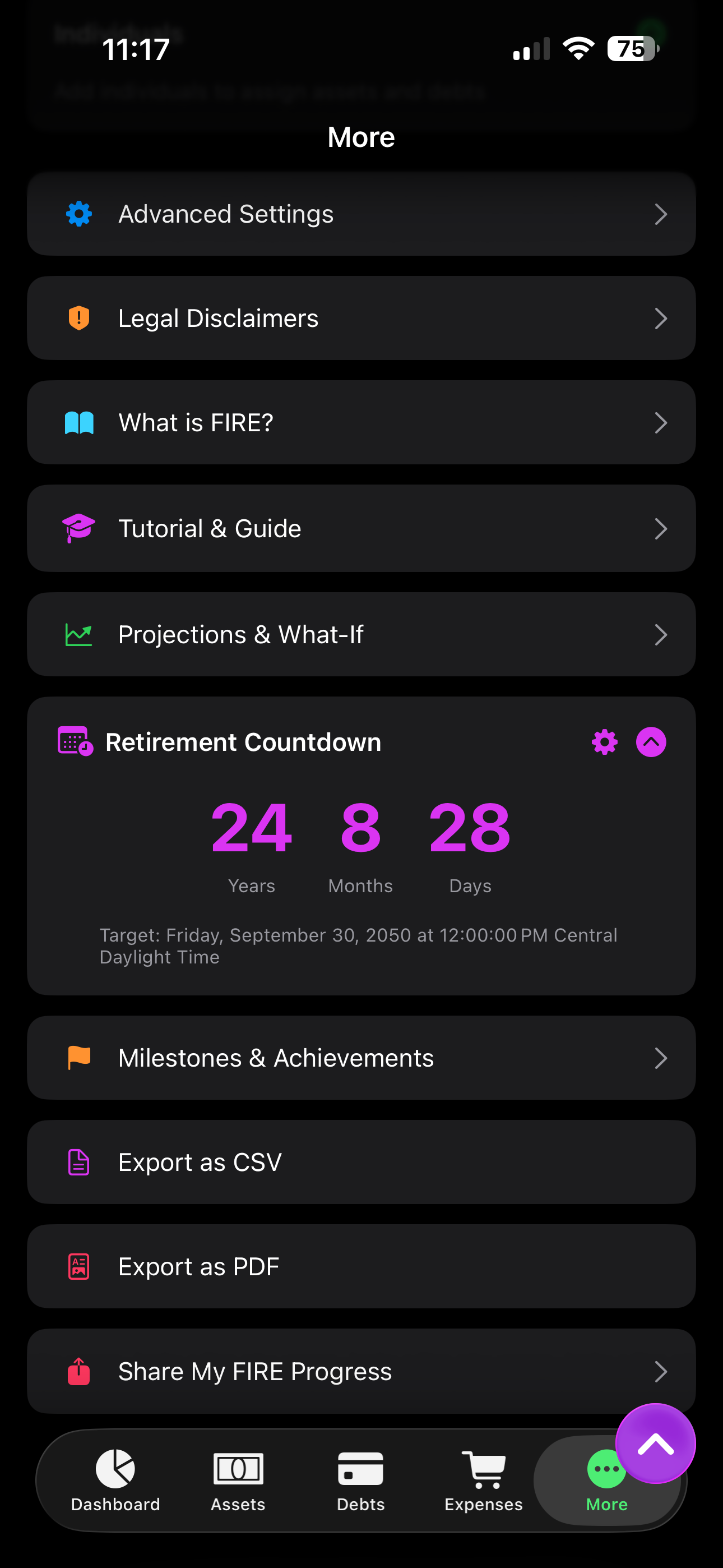 FIRE Independence screenshot 4