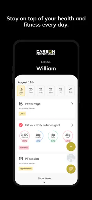Carbon Performance Gym screenshot 2