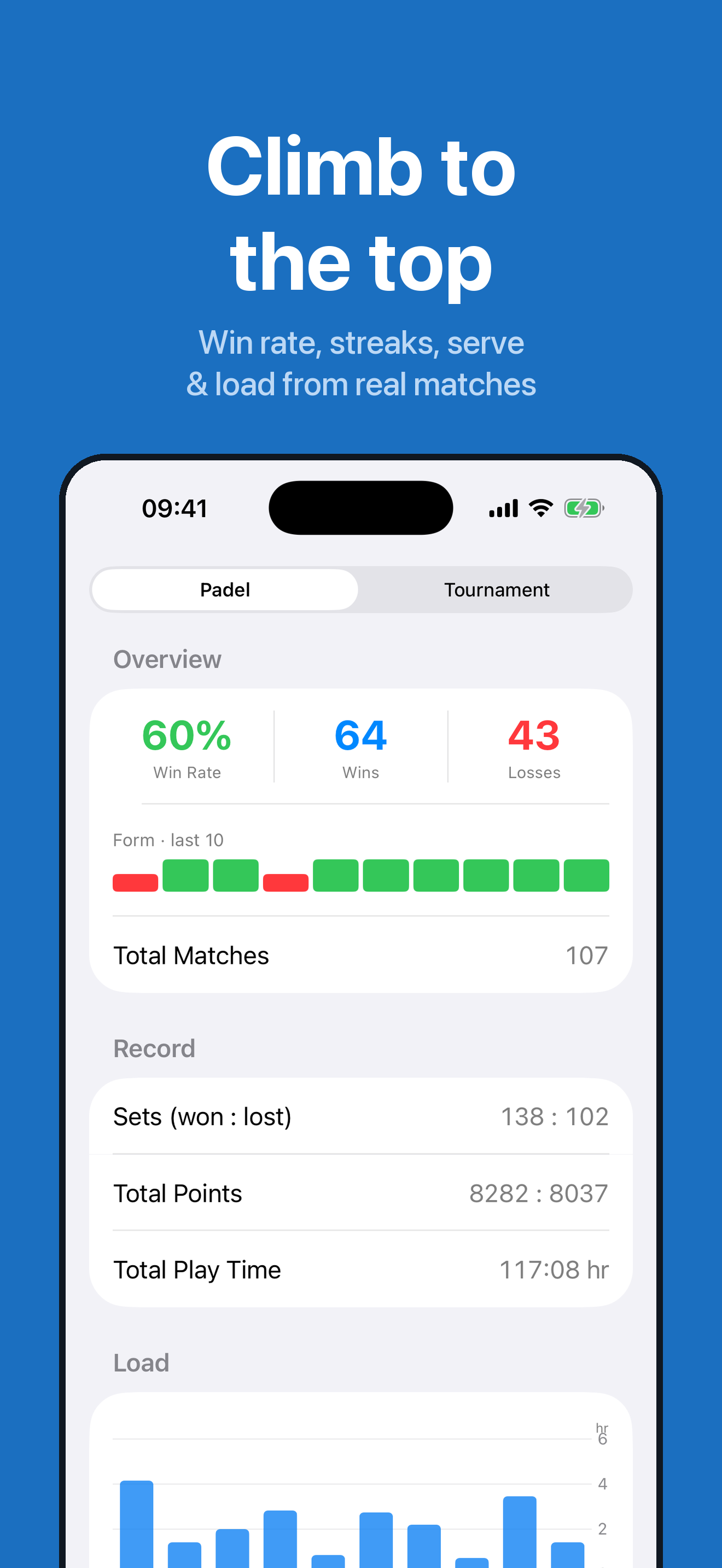 PadelScore: Score & Health screenshot 5