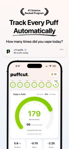 PuffCut – Reduce & Quit Vaping Screenshot 1 of 6