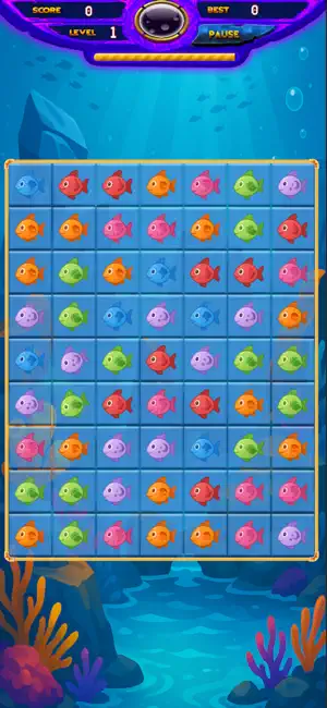 Fish Match Deluxe screenshot 2