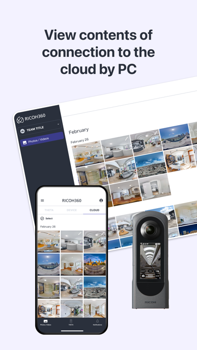 RICOH360:THETA Capture App Screenshot