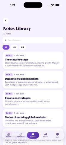 QCAA Study Business iPhone screenshot