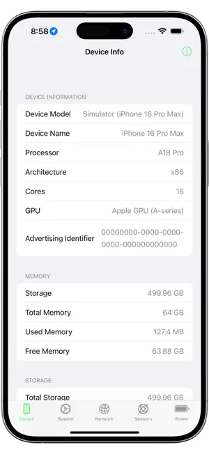 Device Monitor: System Info screenshot 1