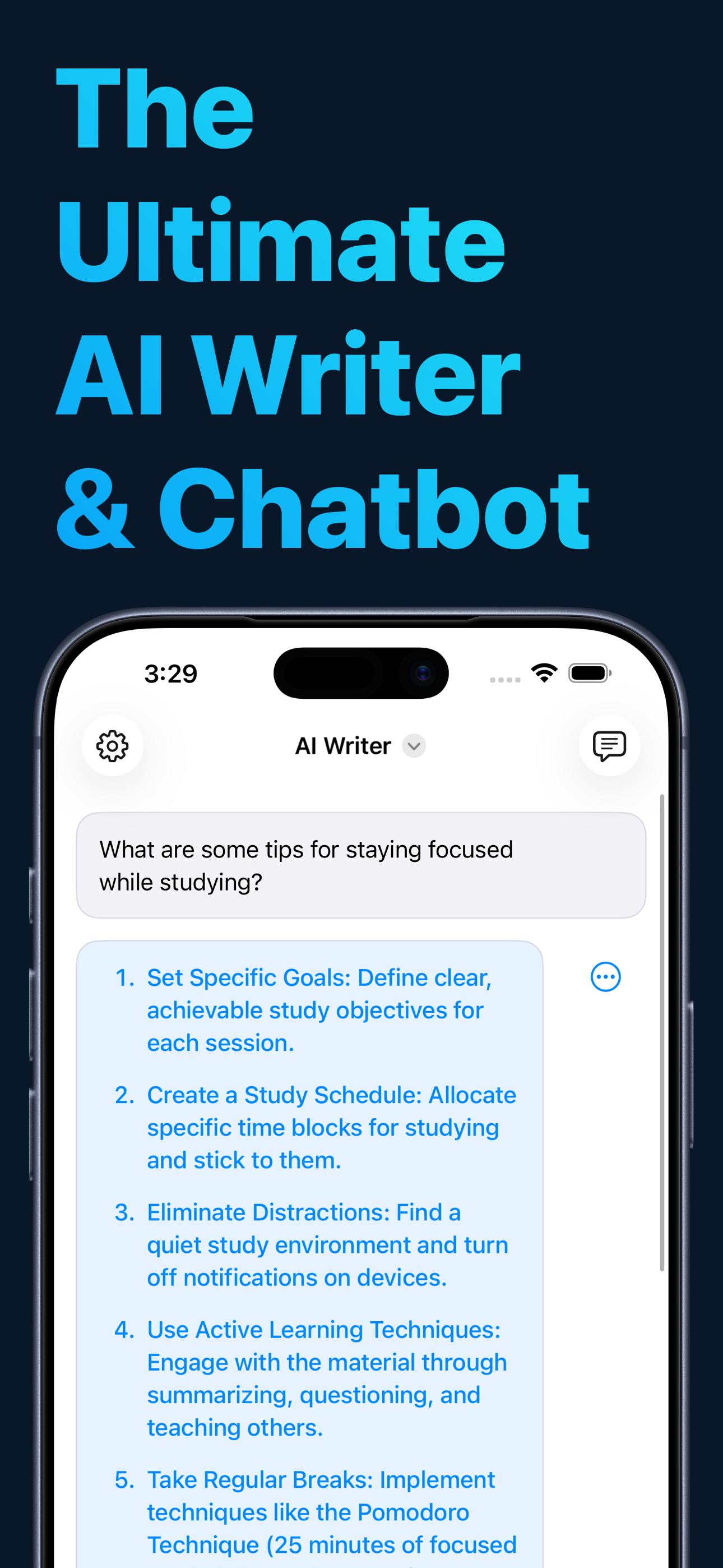 AI Writer - Writing Assistant