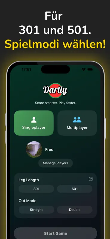 Dart Zähler - Dartly screenshot 2 of 7